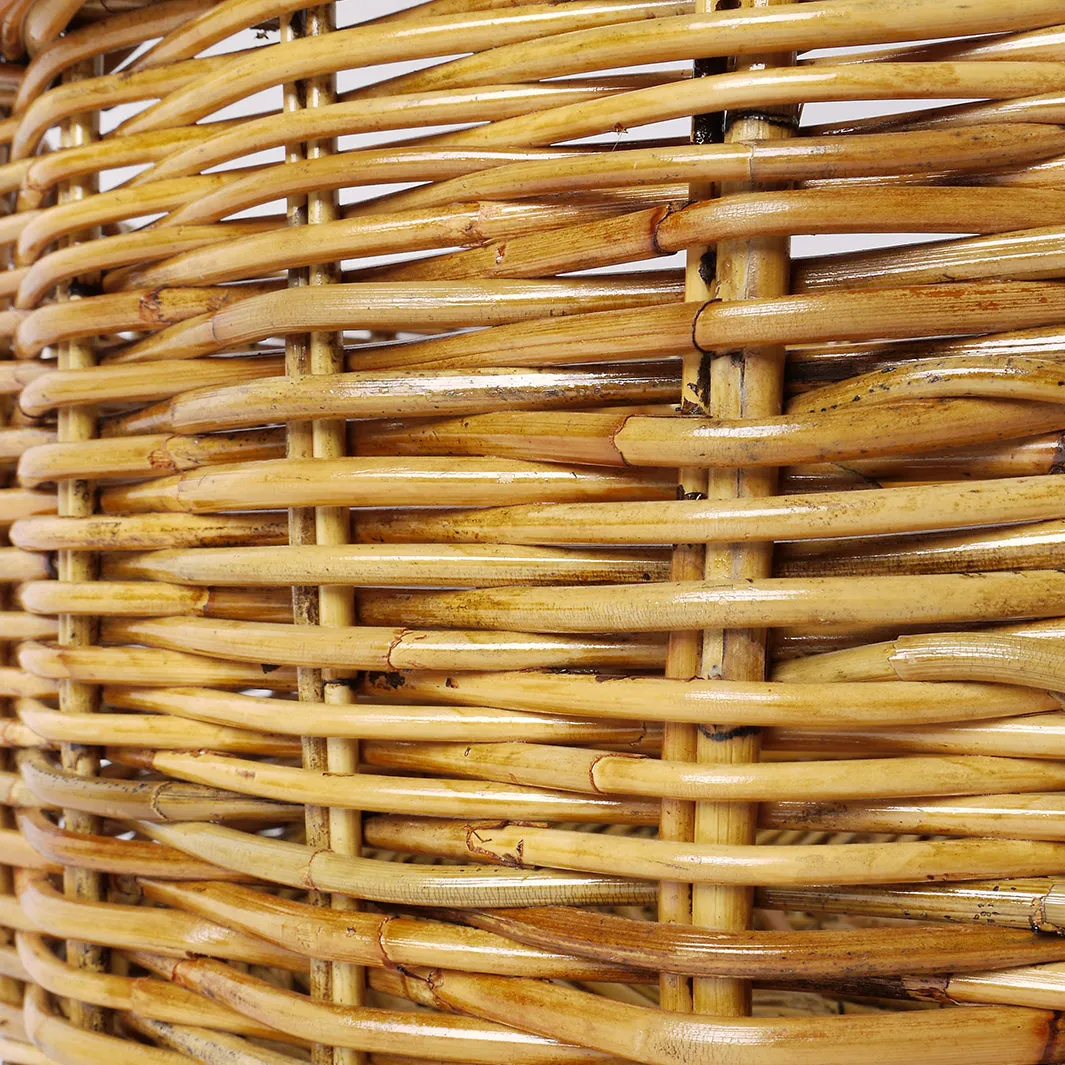 Oval Rattan Dog Baskets - Natural