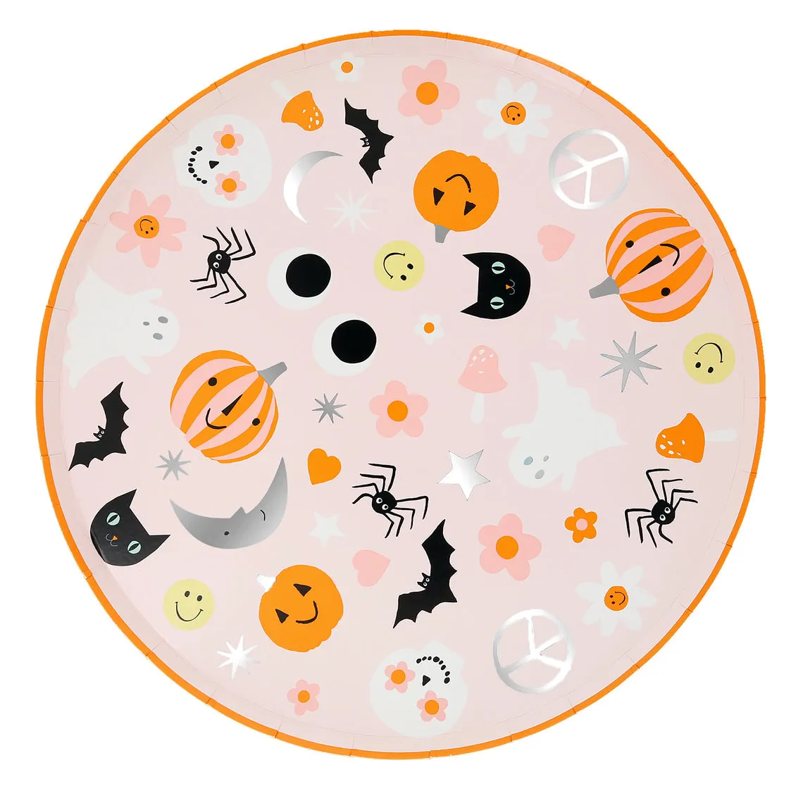 Paper Plates - Groovy Halloween Icon