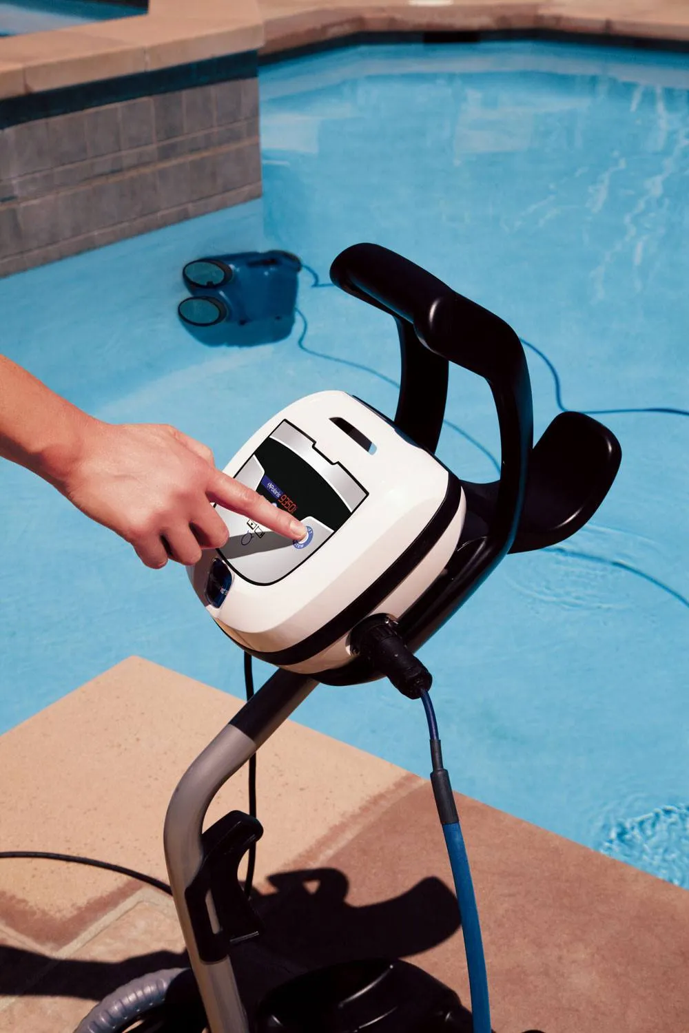 Polaris 2WD Sport 9350 Robotic Pool Cleaner with an Easy Lift System