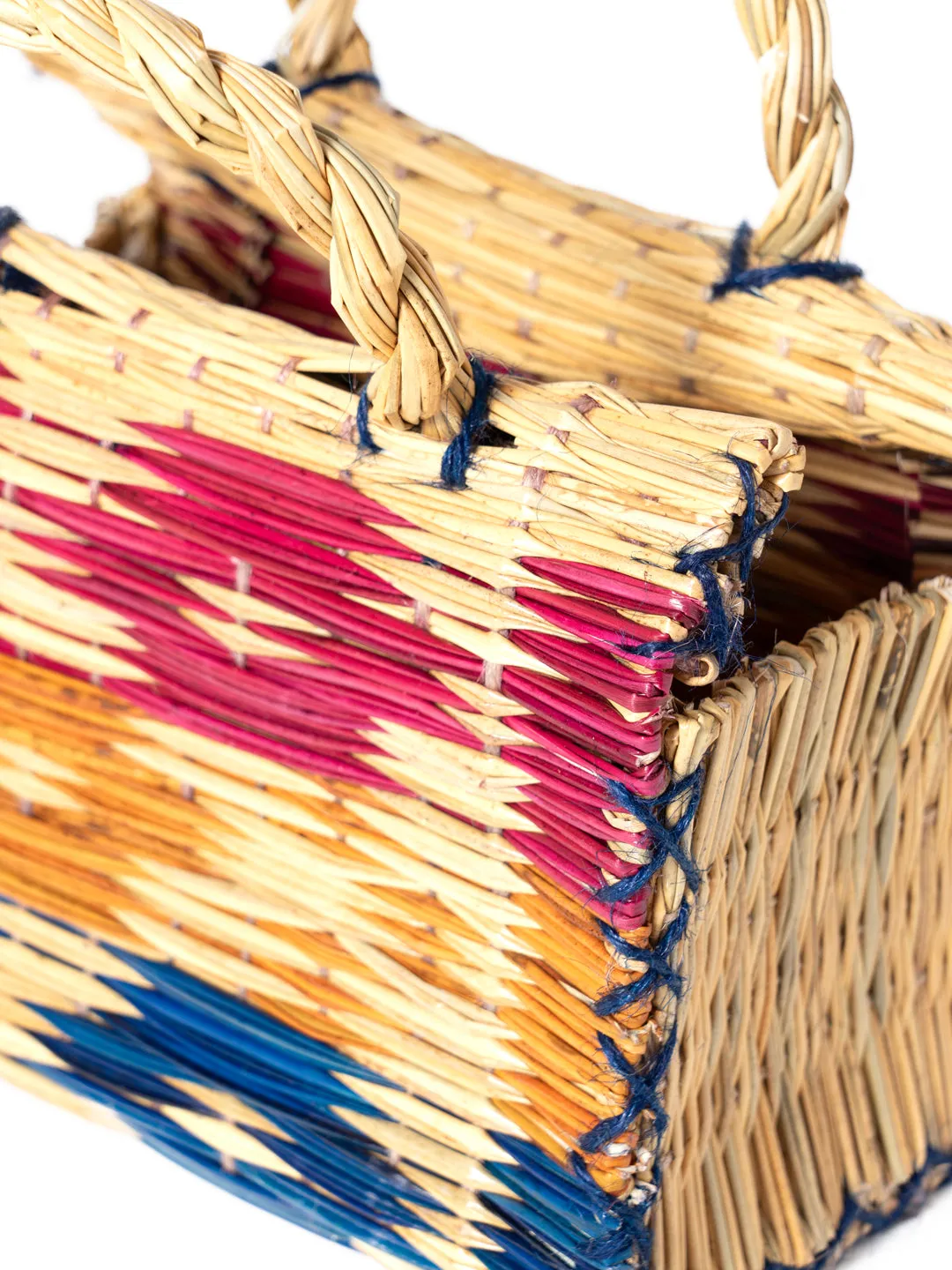 Portuguese small straw basket