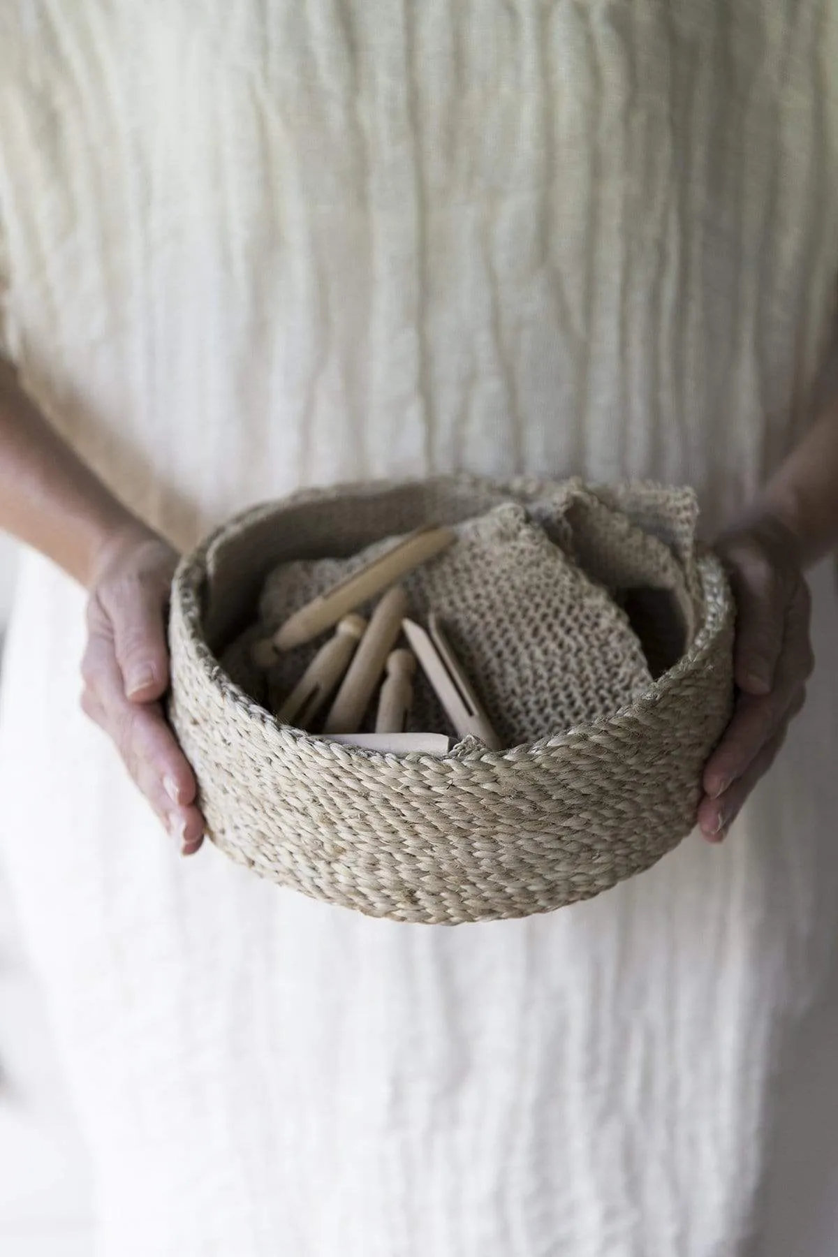 Round Basket - Natural - Small