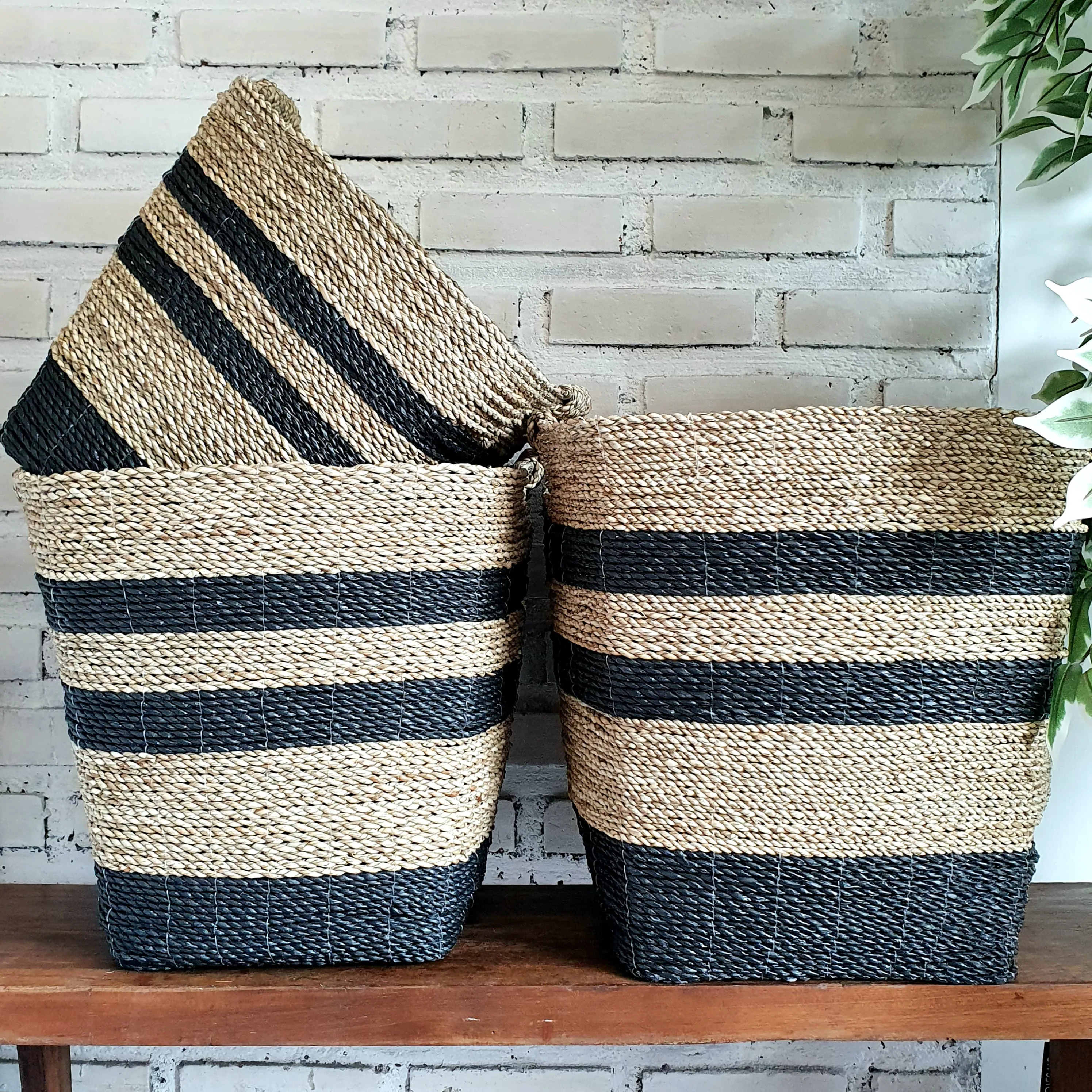 Set 3 Shana Square Grass Basket