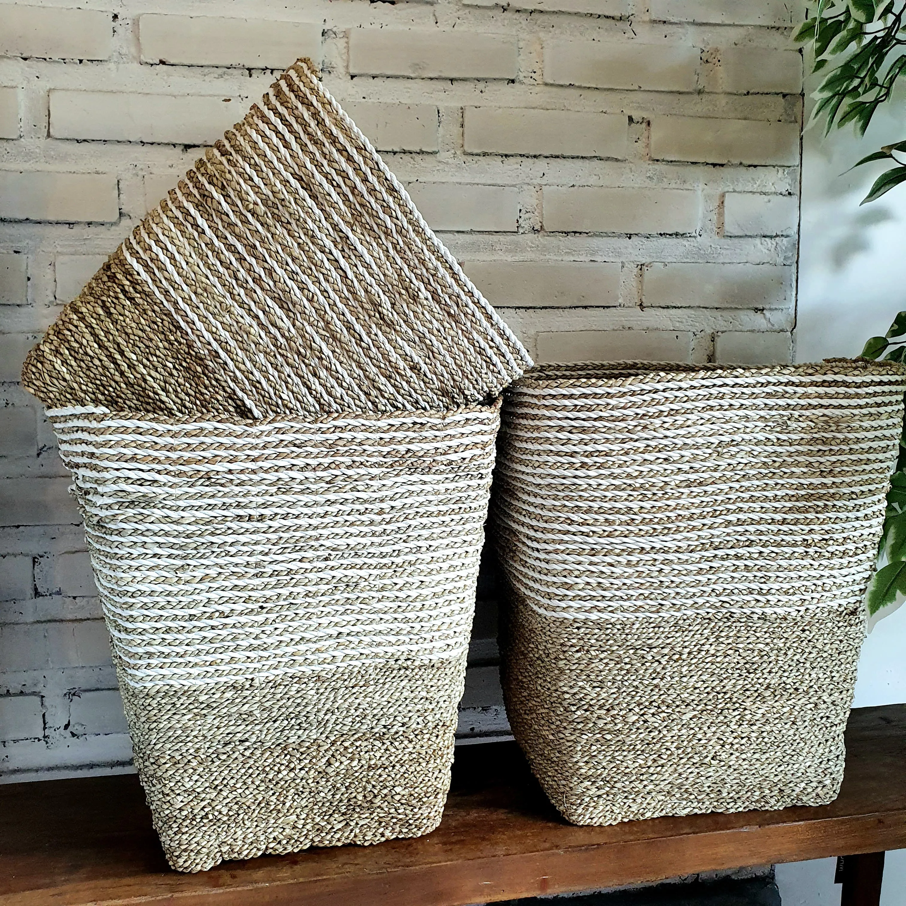 Set 3 Shana Square Grass Basket