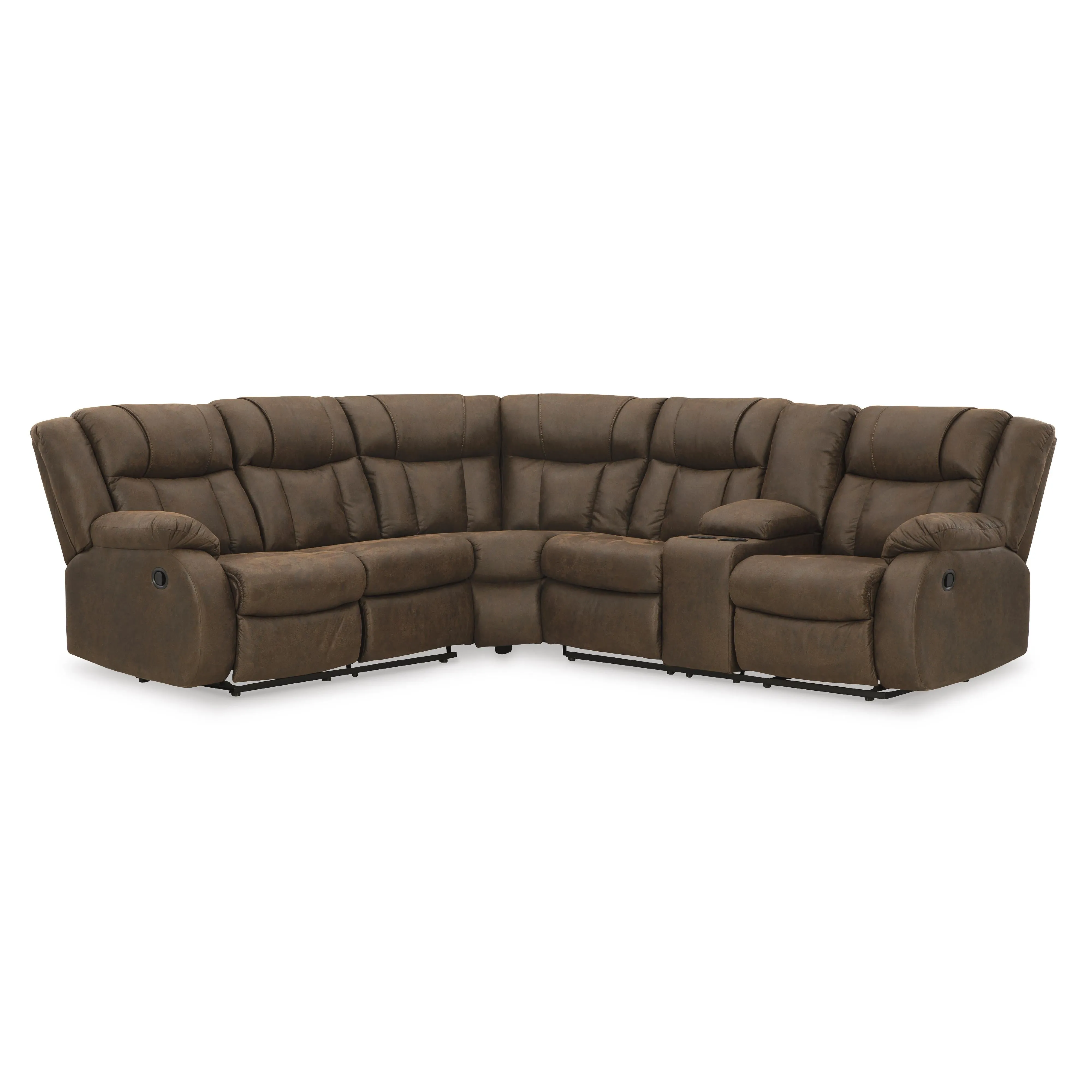 Signature Design by Ashley Trail Boys Reclining Leather Look 2 pc Sectional 8270348C/8270349C