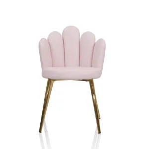 SkinMate Darcy Pink 4 Leg Beauty Stool