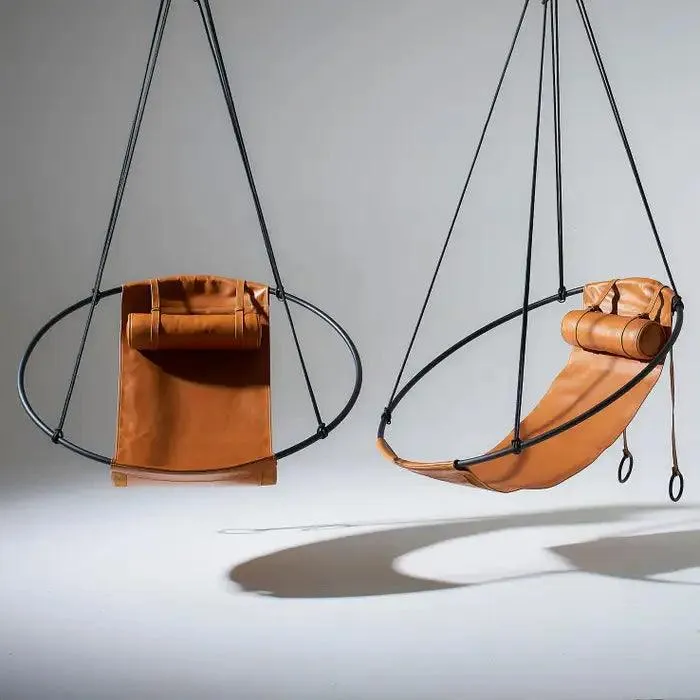 SLING Chair in Bronze Leather