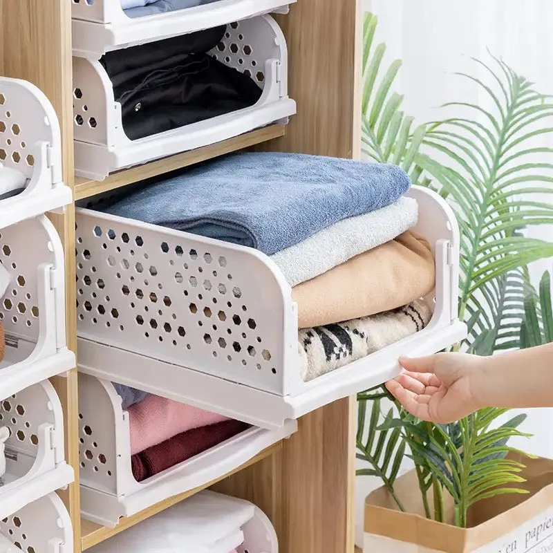 STACKING WARDROBE STORAGE RACK