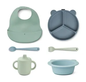 Tableware Set - Sinta - Dusty Mint Multi Mix