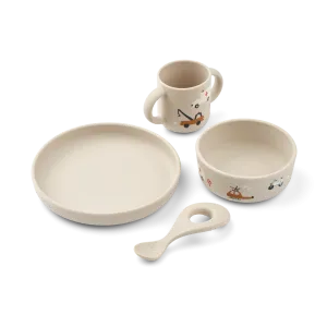 Tableware Set - Vivi - Emergency Vehicle - Sandy