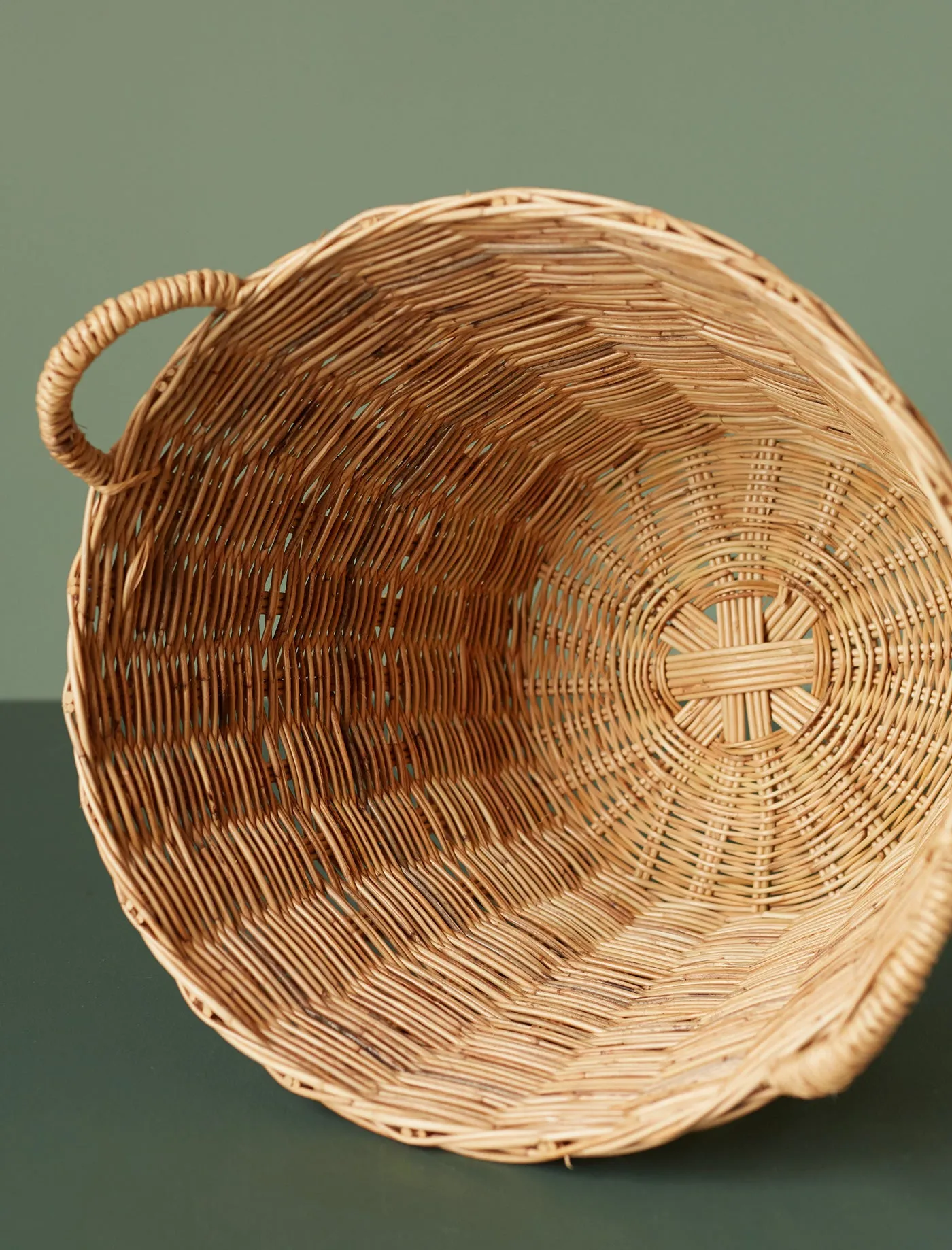 Tall Rattan Basket