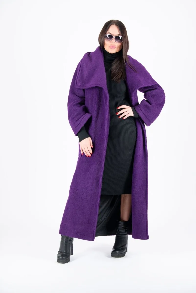 Winter Fur Purple Coat ERIN ON SALE