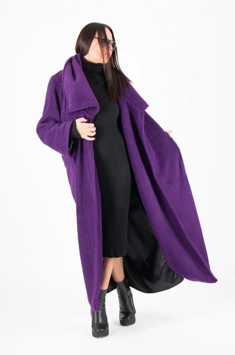 Winter Fur Purple Coat ERIN ON SALE