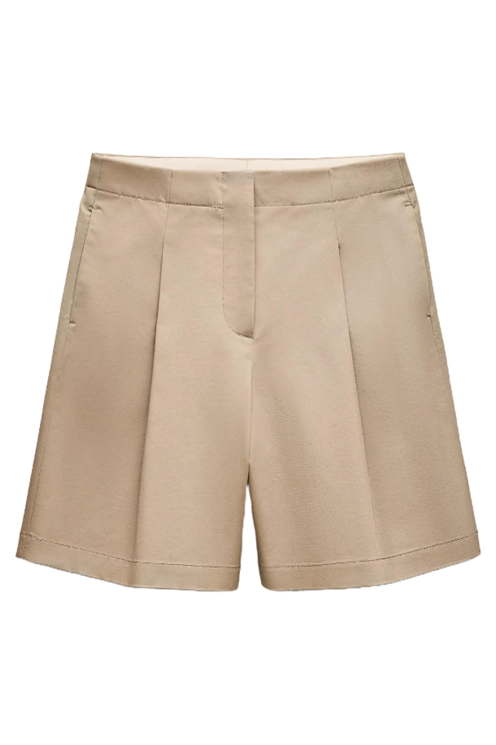 ZW Collection Bermuda Shorts With Darts