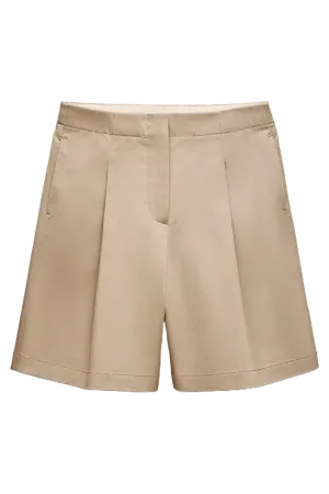 ZW Collection Bermuda Shorts With Darts